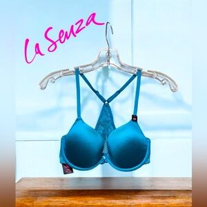 La Senza, Push-Up Bra, 32D, Blue 🍒